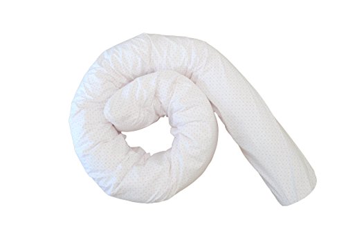 Cuddles Collection Body Support Pillow (12 ft, Pink Stars)