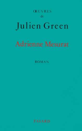 couverture de : Adrienne Mesurat