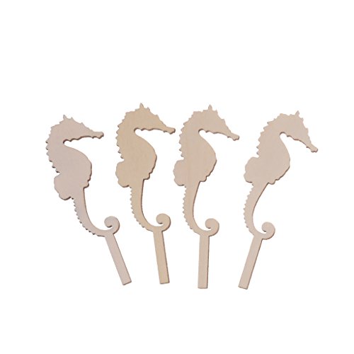 Gazechimp 12-teilige Holz Cupcake-Dekoration für Kindergeburtstag oder Geburt Kinder Geburtstag Muffin Deko – Anker, 9cm - 5