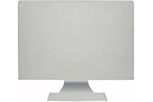 Hermitshell El polvo y la cubierta resistente al agua como la seda antiestático con forro de terciopelo suave caja cubrir Apple iMac monitor y teclado para iMac 21.5" Color: color Gris