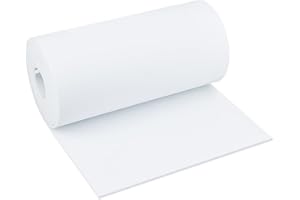 BENECREAT Feuille de Mousse EVA Blanche 3mx30cm, Mousse EVA de 5 mm D'Épaisseur à Haute Densité, Grand Rouleau de Mousse Artisanale pour L'Artisanat D'Art, Costume de Cosplay, Projets de Bricolage
