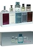 Calvin Klein Miniature Eau de Toilette Parfum Collection - Eternity for Men 10ml - Eternity for Women - 5ml - Euphoria for Men 10ml - Euphoria for Women 4ml  - CK-Free Eau de Toilette 10ml (Set of 5)