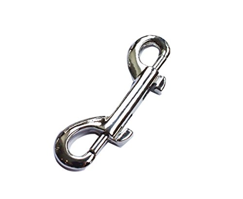 Broche de enganche con disparador de metal con clips de acabado doble, 8 cm