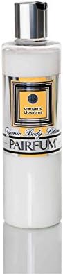 Organic Body Lotion ( Prebiotic is Best ) - For Women - by Pairfum - Perfume: Orangerie Blossoms - 250ml - Improves the Health of Your Skin - Rich in Organic / Natural Essential Oils - Ideal for dry or sensitive skin - Gently massage radiance and glow into your skin - Made in Britain - Treat yourself to this Luxury Body Lotion - Free from Paraben, SLS, SLA, etc. - also suitable for Hands &amp; Face