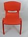 KIDS/CHILDREN EASY STACKABLE PLASTIC CHAIR FOR INDOOR OUTDOOR USE RED NEW
