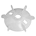 Produktbild DealMux Maschinenteil Off White Plastic 37mm Inner Dia Impeller Motor Fan Vane