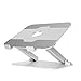 Produktbild BoYata Laptop Ständer, Multi-Angle Laptop Halter mit Heat-Vent, verstellbares Notebook Sand kompatibel für Laptop (4-17 Zoll), einschließlich MacBook Pro/Air, Surface-Laptop, Samsung, HP -Silber