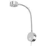 ≦Fácil instalación≧：Simplemente taladre 2 orificios en la pared de la cama, fije la placa en la pared o en la cama, pero necesita cableado (NO enchufe). Encienda las lámparas con energía para comenzar a trabajar, el voltaje de entrada es AC corriente constante de precisión de CA de 85-265V