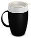 Produktbild Ornamin Becher mit Trink-Trick 140 ml schwarz mit Thermofunktion und Trinkdeckel (Modell 905 + 814) / Spezial-Trinkhilfe, Nasenbecher, Schnabelbecher