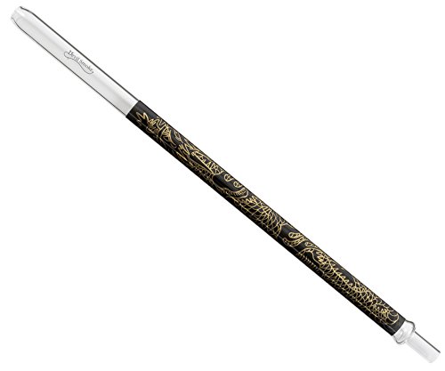 Preisvergleich Produktbild Tattoo Line - Dragon Gold - runde Öffnung / Shisha Glas Mundstück für Silikonschlauch Glasmundstück Devil Smoke