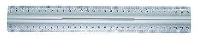 WEDO Regle plate, 300 mm, en aluminium, avec poign¿e, patin