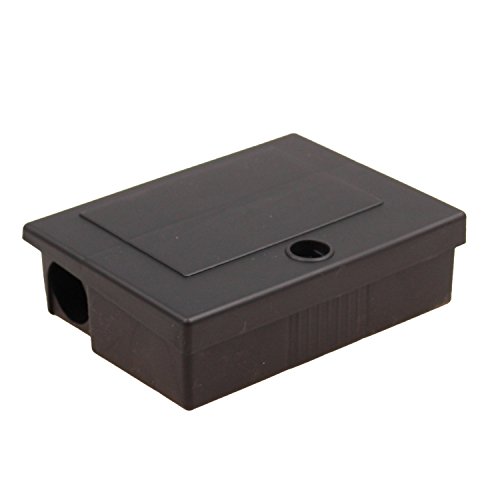 KAS – Köderbox für Mäuse – Mäuseköderbox Mäusefalle Köder Mäusegift (5, Schwarz) - 3