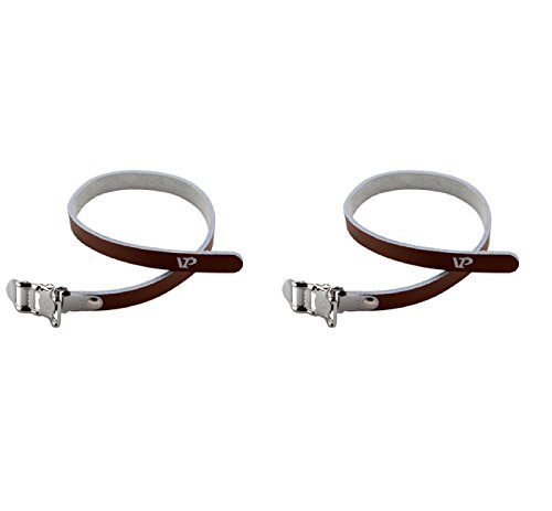 2x Correas Retro de Piel para Calapie Calapies de Bicicleta Vintage MA