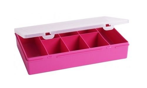 Wham 12847 Sortierbox 3.01, 8 Fächer, 29 x 19 x 5,5 cm, fuchsia