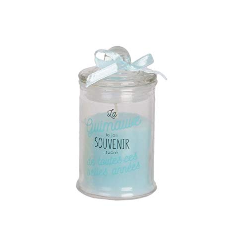 CMP Paris Bougie bonbonnière - Senteur Guimauve - Bleu