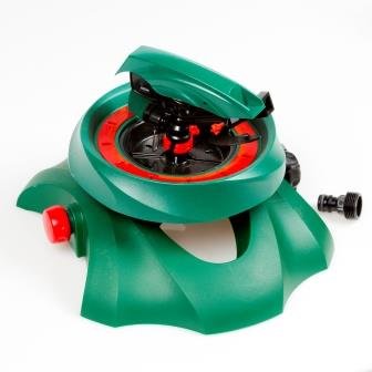 Profi-Flächenregner Rasensprenger Rotation von 0 bis 360 ° Kreisregner Viereckregner