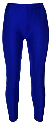 Re Tech UK Legging de gymnastique/danse - pour fille - Lycra/élastiqué - sans sous-pied - brillant/fluo