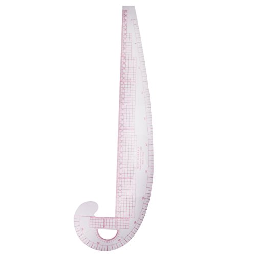 MagiDeal Lineal 4 verschiedene Stil Komma Linie Gerade Französisch Kurven lineal Satz Zeichnung Für Schneiderei – Farbe 1, 10pcs - 4