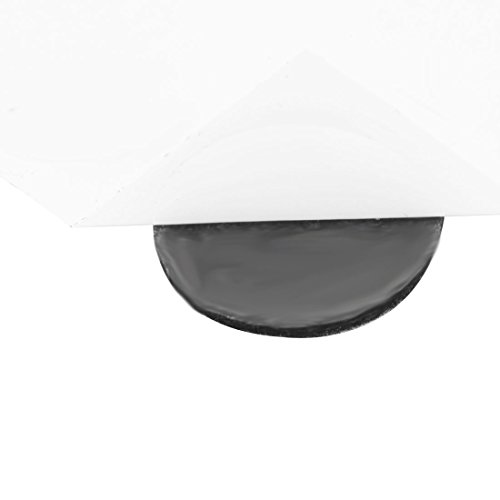 sourcingmap® Schrank Sessel Schreibtisch Beine Selbstklebend Oberfläche Schutz Möbel Filzgleiter Matten 30mm Durchmesser 120-teilig Schwarz - 2