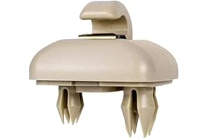 TOPALLI - Interno parasole pinza a gancio supporto compatibile con Audi A3 A4L A5 A6L A7 Q5 Q3 Beige