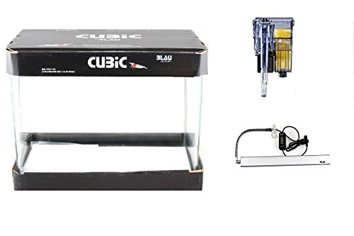 Blau Aquaritic Cubic Nano - Set Completo de Piscina (13 L, 31 x 18 x 24 cm), Color Azul