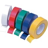 Orret Home 5 Adet Elektrik Bandı,Pvc Bant,10 Metre (Renkli)