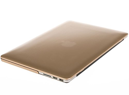 MOSISO Ultra Slim Plastik Hartschale Schutzhülle Hülle Snap Case für Macbook Pro 13 Zoll mit Retina Display NO CD-ROM Drive (A1502 / A1425), Gold - 6