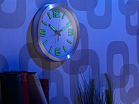 St. Leonhard Funk-Wanduhr „Glow-in-the-dark“, Aluminium - 8
