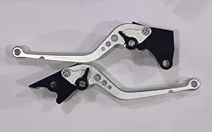 Open Throttle Racers Kawasaki Ninja 250R/ Ninja 300/ Z250/ Ninja 400/ Z400 Non-ABS Compatible Long 6 Steps adjustable brake & Clutch levers Silver