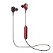 Produktbild Bescita Bluetooth Sport in-Ear Kopfhörer, V4.2 HiFi Schwere Bässe Dual Dynamic Sport Ohrhörer mit 10 Meter Reichweite, Eingebautes Mikrofon für iPhone, Huawei und Samsung Ohrhörer Headset (Rot)