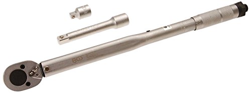 BGS Drehmomentschlüssel, 12,5 (1/2), 28-210 NM mit Adapter und Verlängerung, BGS-98