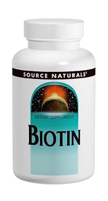Source Naturals Biotine - 5000 mcg (5 mg) - 60 comprimés - Très puiss