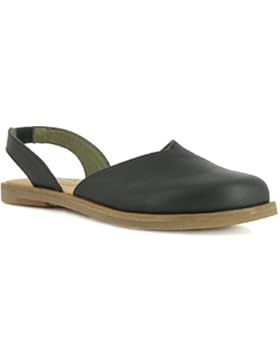 El Naturalista Damenschuhe NF38 Tulip Klassische Damen Sandale, Sandalette zum Reinschlupfen mit Fersenriemen