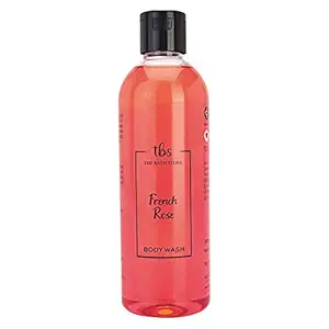 The Bath Store French Rose Body Wash with Natural Ingredients, Moisturizing Body Wash for All Skin Type - 300ml