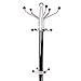 Hapilife 15 Hanging Hook Traditional Floor-Standing Hat and Coat Stand With Marble Base - Multiple Colour (Black)