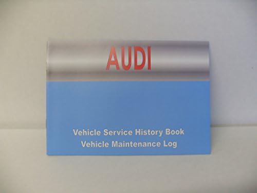 Generic Service History Book Suitable For All Audi Cars..