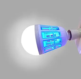 Gokich Light-Dual LED Lightbulbs and Bug Light Zapper & Mosquito Killer LED Bulb LED Bug Zapper Lamp Insect Mosquito Night Lighting Killing Fly-220V 15W