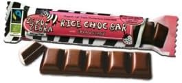 Zero Zebra Org Rice Choc Bar Strawberry 35 g x 1