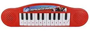 Humaira Spiderman Battery Operated Mini Musical Piano Keyboard Toy for Kids Boys Girls
