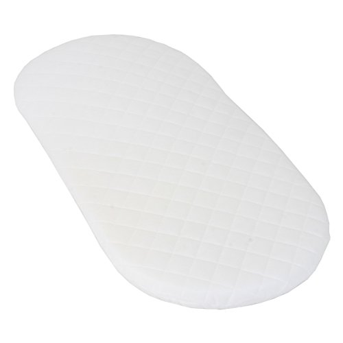Isabella Alicia Oval Moses Mattress Pram Mattresses Fits Wicker and Maize (66 x 28 cm )