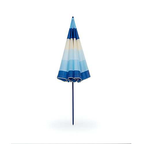 Homekraft MAUI SUN Strandschirm Sonnenschirm Gartenschirm 240 cm Balkonschirm Terrasseschirm (Blau) - 3