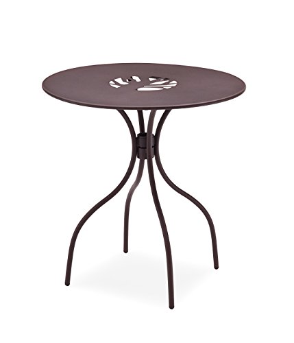 BELARDO Gartentisch Algiri, braun Ø 70 cm