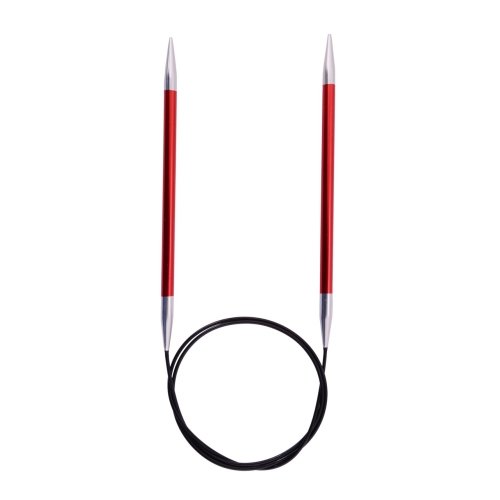 KnitPro 47093 Rundstricknadel Zing 60 cm, 2,50 mm, granat