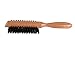 Kent Brushes Finest Half Radial Cherry Wood Black Bristle Brush for Ladies