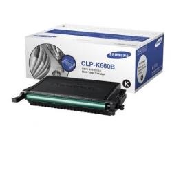 Samsung CLP-K660B/ELS Original Toner (Hohe Reichweite, Kompatibel mit: CLP-610/CLP-660/CLX-6200/6210/6240 Series) schwarz