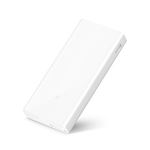 Xiaomi - Mi Powerbank 2C 20 000 mAh   Batterie externe blanche 2x sorties USB et charge rapide - quick charge 3 0