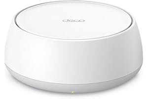 TP-Link Deco BE3600 helt hem multi-gigabit nät Wi-Fi 7-system, upp till 3,6 G dubbelt band, trådlöst/trådbunden, sömlös AI-ro