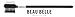 Beau Belle Eyelash and Eyebrow Brush - Eyebrow and Eyelash Comb - Eyelash Comb - Brow Groomer Brush - Eyebrow Comb - Eyebrow Brush - Brow Brush - Eyelash Brush - Lash Brush - Eyelash Brush Comb (Black - Black Bristles)