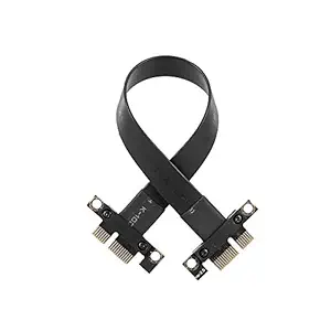 Negaor PCI-E PCI Express 36PIN 1X Male to Male Extension Cable 20cm