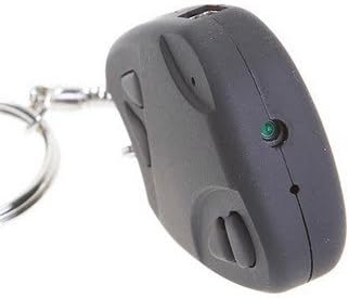 Visionaer ® Spy Camera hidden in a Keyring Car Key Fob with 4GB TF Card Slot - High Resolution Camcorder (DVR, Surveillance Cam) battery built in